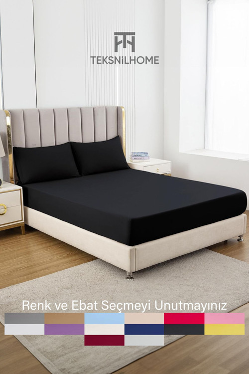 | Ranforce | Pamuklu Tek / Çift Kişilik Lastikli Çarşaf | 14 Renk | Fıtted |