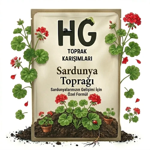 Sardunya (Pelargonium) Çiçeği Toprağı