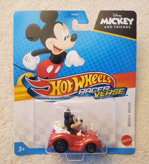 RacerVerse Disney Mickey Mouse Metal Model Araba 1:64