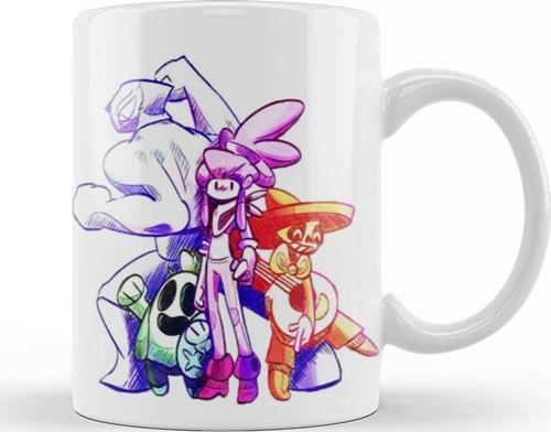 Poco Spike Shelly And Primo Brawl Stars Kupa Bardak Porselen