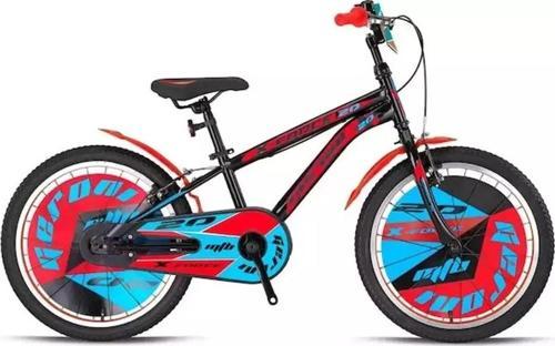 X-FORCE 16 JANT MTB - 10' - Vitessiz - V.B. - Siyah-Kırmızı/Mavi