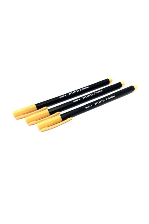Hexaplus Fine Liner 3'Lü Orange Sarı