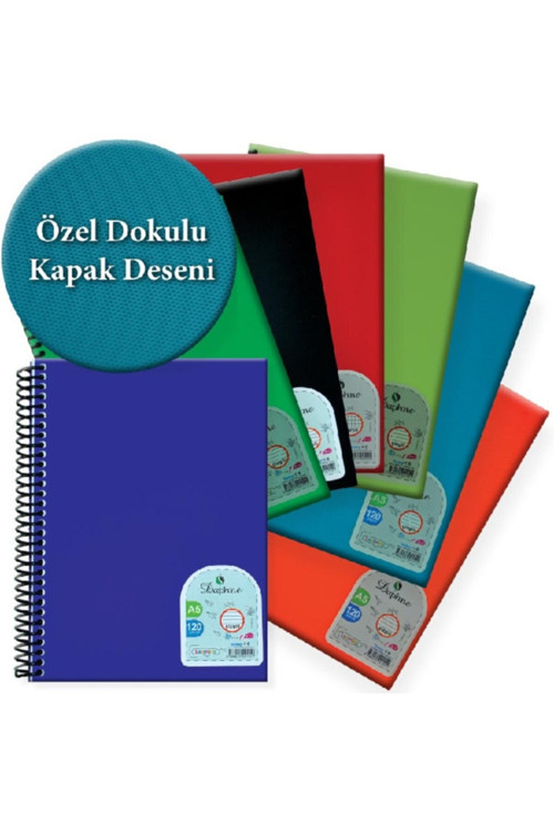 A5 P.P. Kapak Telli Defter Kareli