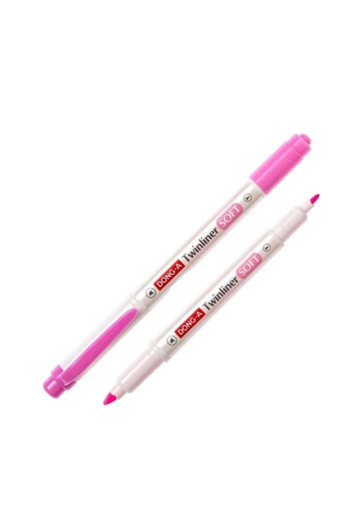 Donga Twınlıner Soft Pembe N/16 Fosforlu Çift Taraflı
