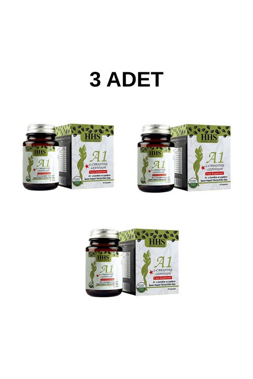 A1 L-Carnitine Lepidium 30 Kapsül (3 Adet)