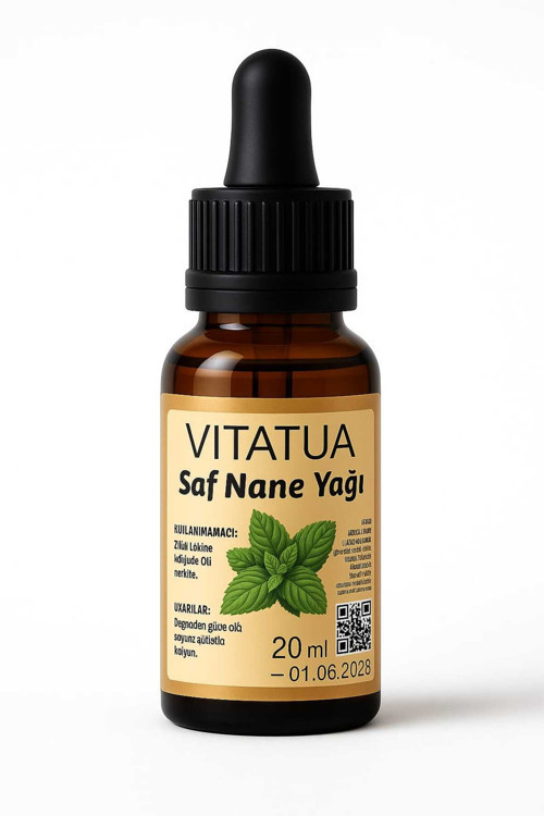 Nane Yağı %100 Saf Ve Doğal,Bitkisel Uçucu Yağ Cam Damlalıklı Doğal Bakım 20 Ml