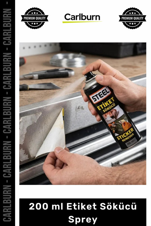 #Sprey Yapışkan Çözücü Hızlı Yüzey Temizleme Güçlü Sticker Giderici 200 ml Etiket Sökücü Sprey