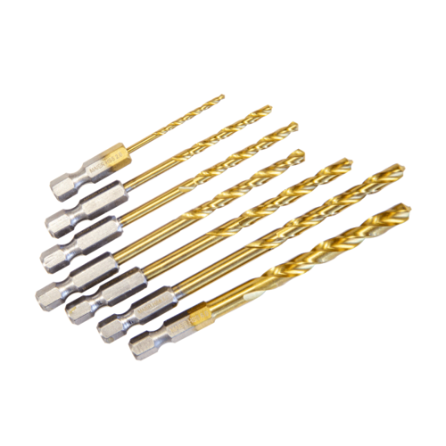 7 Parça Bits Saplı Fully Ground Matkap Ucu Takımı MAMTKB7