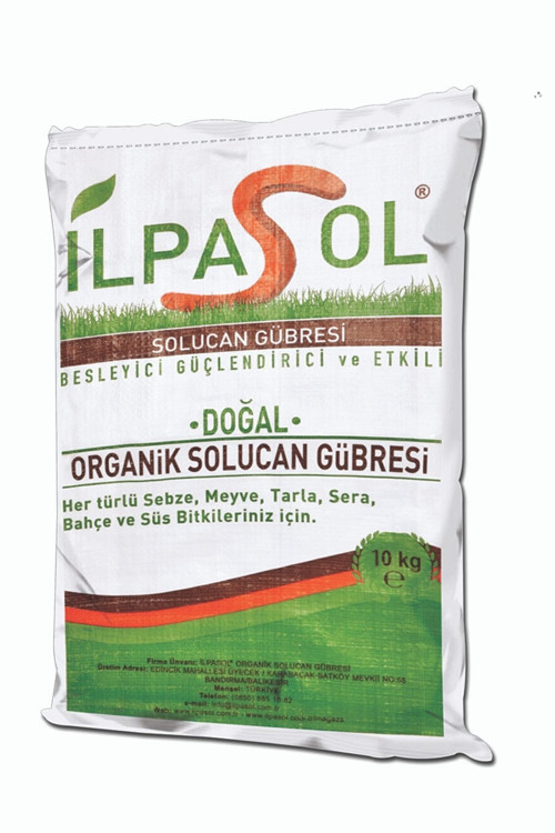 %100 Organik Solucan Gübresi 10 Kg