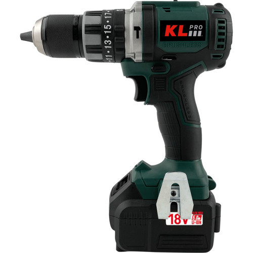 18VOLT/5.0AH Li-Ion Çift Akülü Kömürsüz Profesyonel Darbeli Matkap KLDM18BH-50