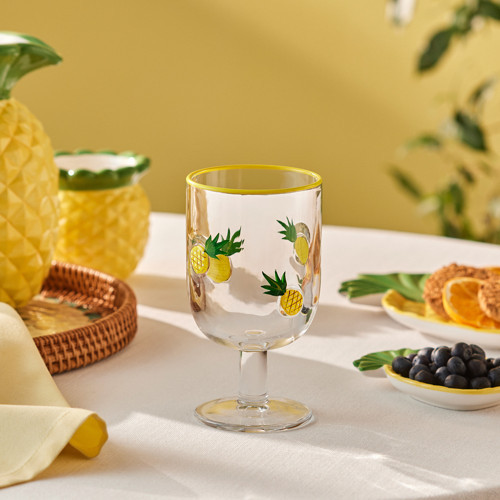 Pineapple Kadeh 390 Ml Sarı