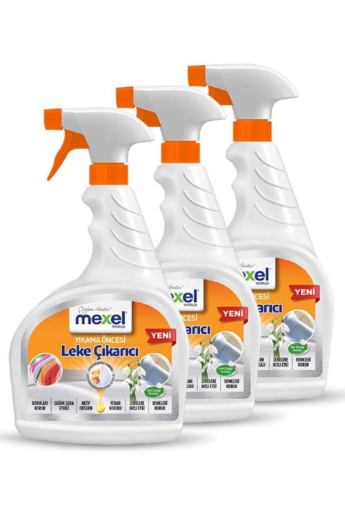 Yıkama Öncesi Oxi Leke Çıkarıcı Sprey Kar Çiçeği Kokulu 750 ml 3'lü