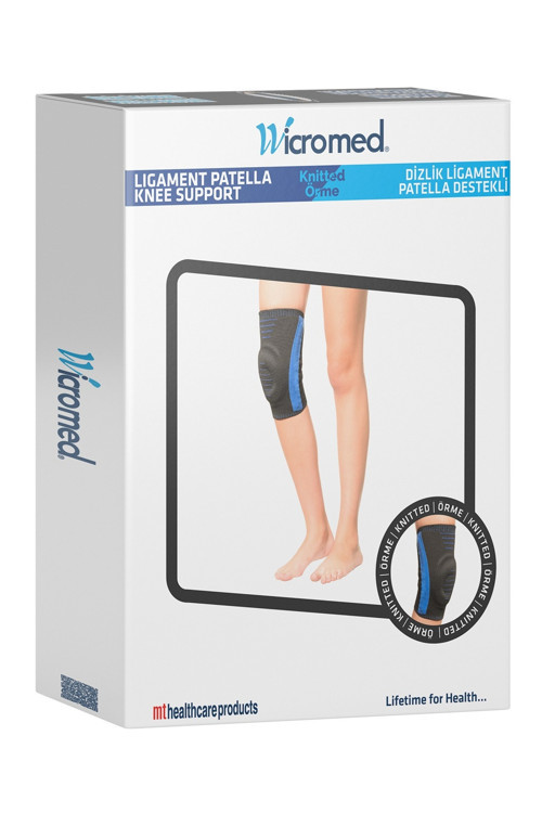 Patella ve Ligament Destekli Örgü Dizlik Spor Lüx