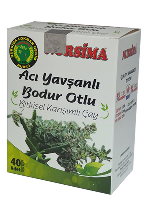 Acı Yavşanlı Bodur Otlu Bitkisel Karışımlı Çay 40 'lı Süzen Poşet