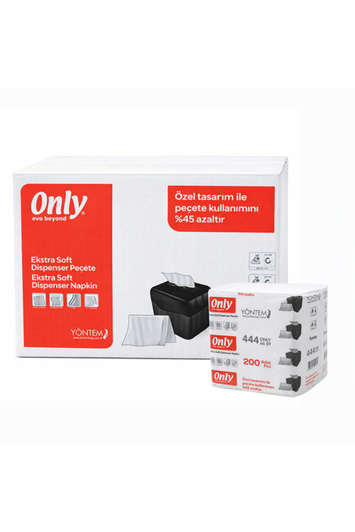 Only Extra Soft Dispenser Peçete V Katlama 2 Katlı