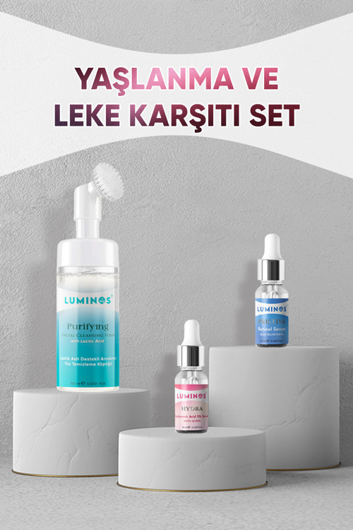 Luminos Yaşlanma ve Leke Karşıtı Set