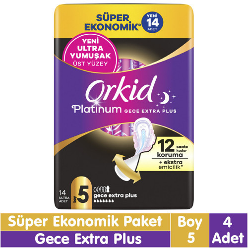 Platinum Gece Ekstra Plus Süper Ekonomik Paket 14x4 56 Adet