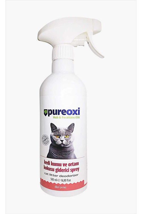 Kedi Kumu ve Ortam Kokusu Giderici Sprey - 500ml
