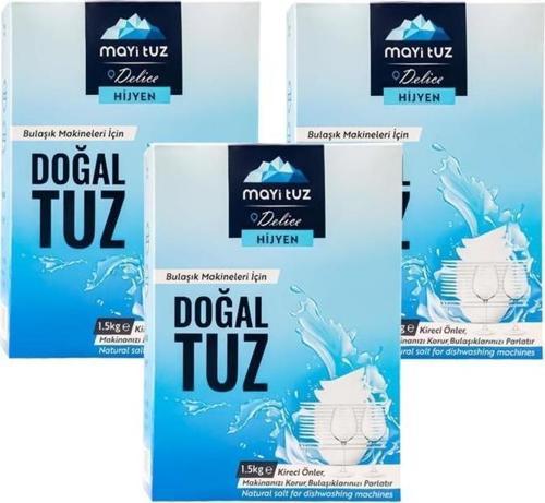 Doğal Bulaşık Makinesi Tuzu 3 X 1500 Gr