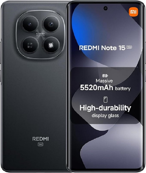 REDMI Note 15 5G 8 GB+256 GB Siyah Cep Tel.(ithalatcı Garantili)