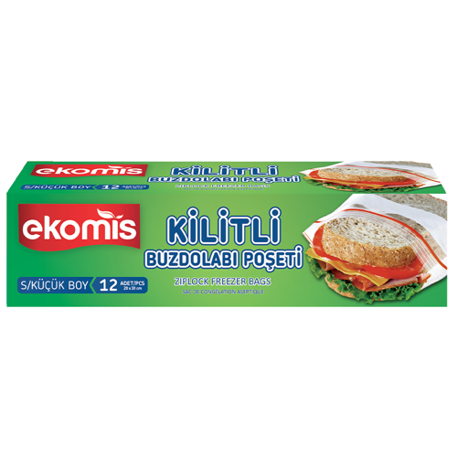 Kilitli Buzdolabı Poşeti (20*25) 12 Li