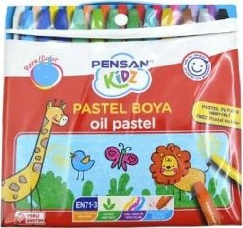 Kidz Pastel Boya Çantalı 18 Renk PE98121PB18R