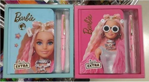 Barbie Hatıra Defteri + Tükenmez Kalem Set B-7788 Kutulu (Karışık Renk 1 Adet)