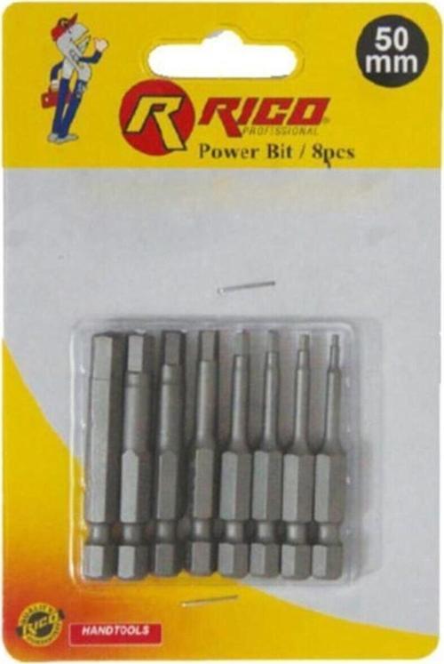 005-Kk1132 50Mm 8 Parça Allen Bits Uç Seti