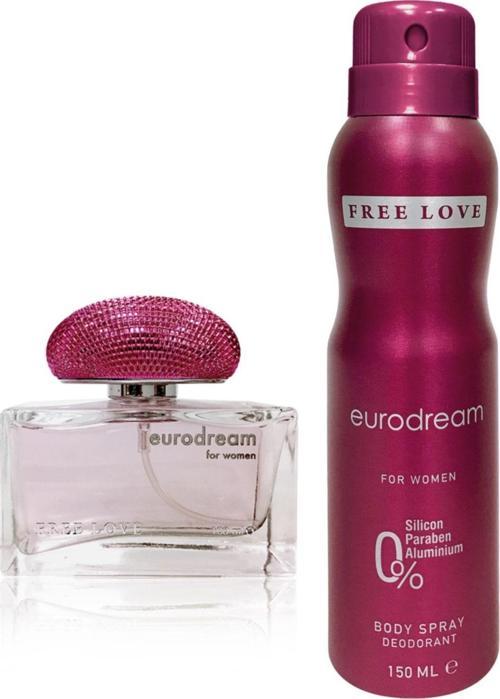 Eurodream EDP Kadın Parfüm 100 ml ve Deodorant 150 ml