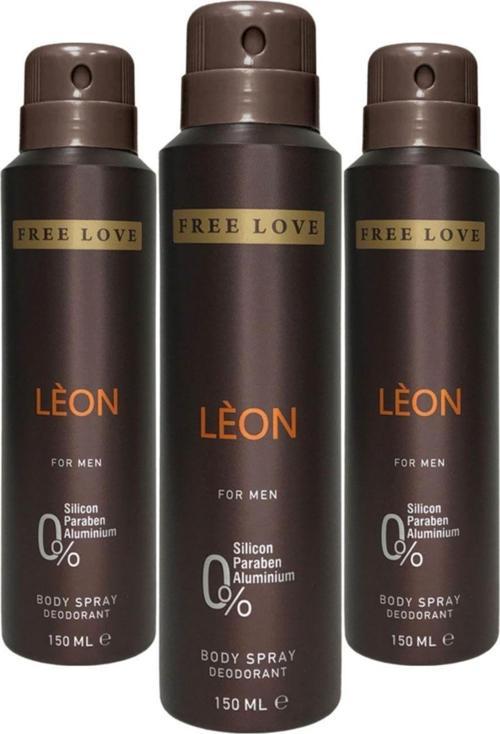 Leon Erkek Deodorant 150 ml 3 Adet
