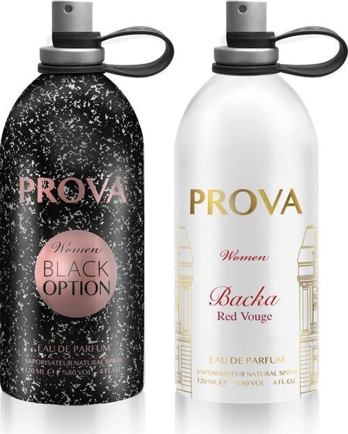 Black Option ve Backa EDP Kadın Parfüm Seti x2 120 ml