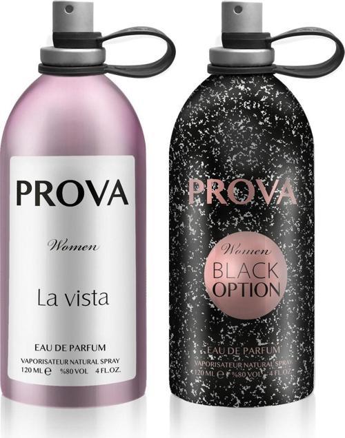 Black Option Ve La Vista L Edp Kadın Parfüm Seti 2 X 120 ml