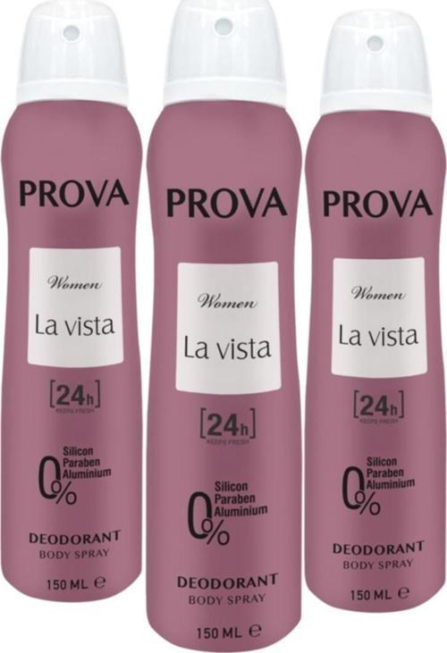 La Vista Kadın Deodorant 150 ml 3 Adet