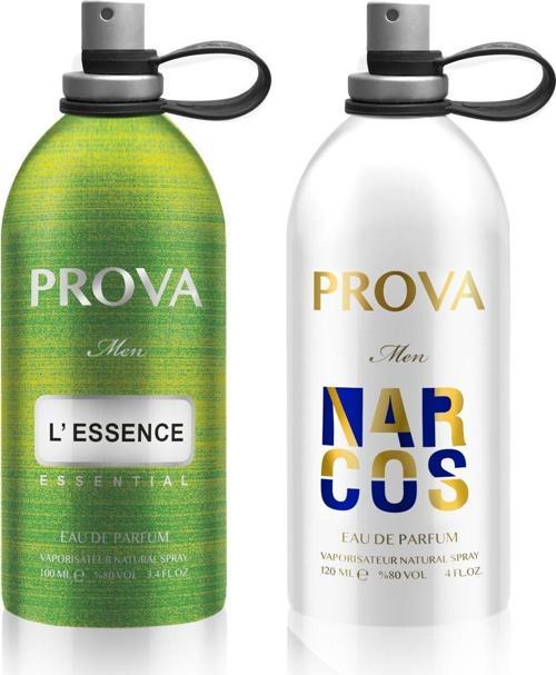 L'Essence 100 ml ve Narcos EDP 120 ml Erkek Parfüm Seti