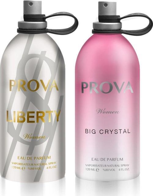 Liberty ve Big Crystal EDP Kadın Parfüm Seti 2 x 120 ml