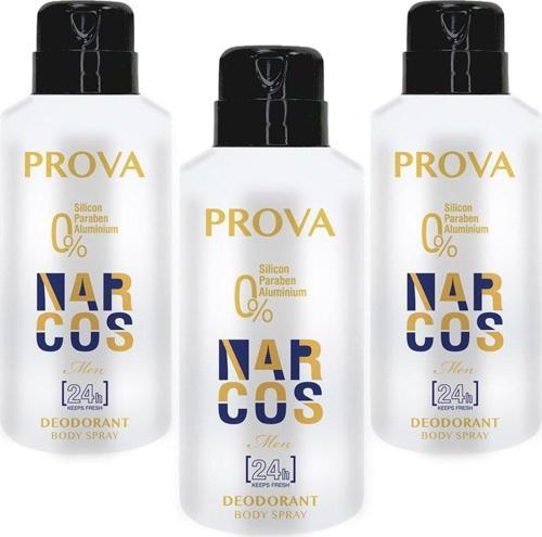 Narcos Erkek Deodorant 150 ml 3 Adet