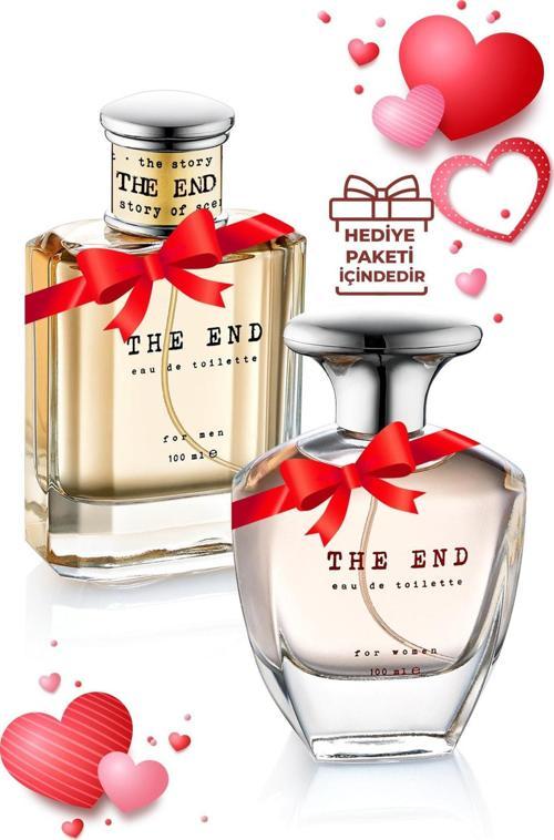 Sevgililer Günü Özel Edt Kadın Parfüm Ve Edt Erkek Parfüm Seti 100 ml  X 2 Adet