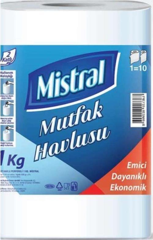 Perforeli 2 Katlı Kağıt Mutfak Havlu 1 Kg