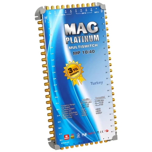 10*40 Sonlu/Kaskatlı Swıtchlı Uydu Santrali Mag Platınum