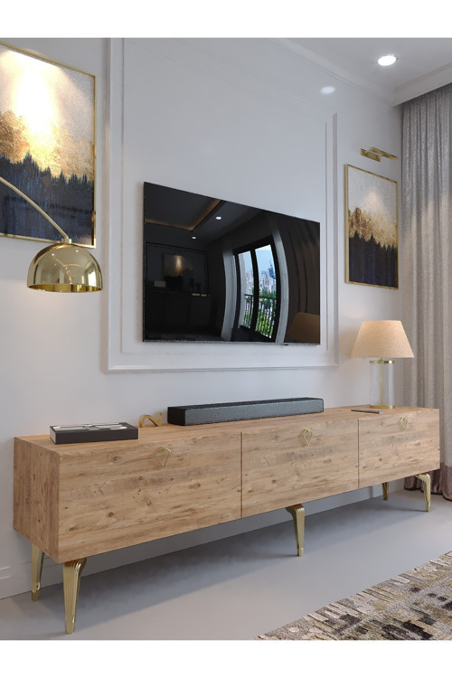 KARNAVAL TV ÜNİTESİ - GA2-1001-6 ÇAM GOLD