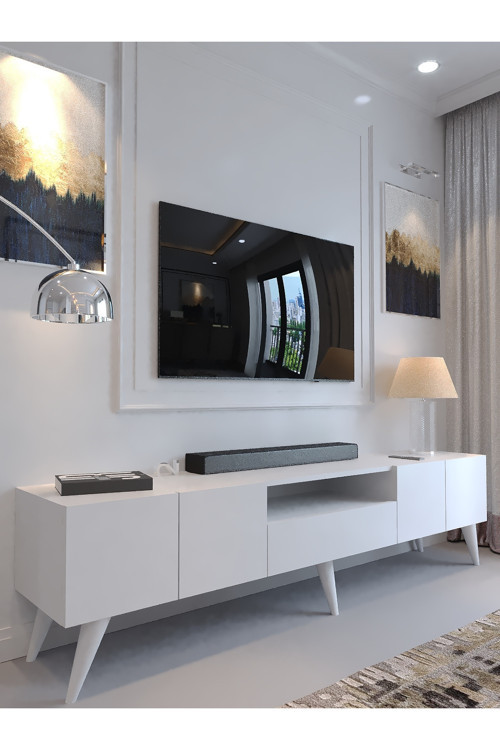 KARNAVAL TV ÜNİTESİ - A1-W1008-1 BEYAZ