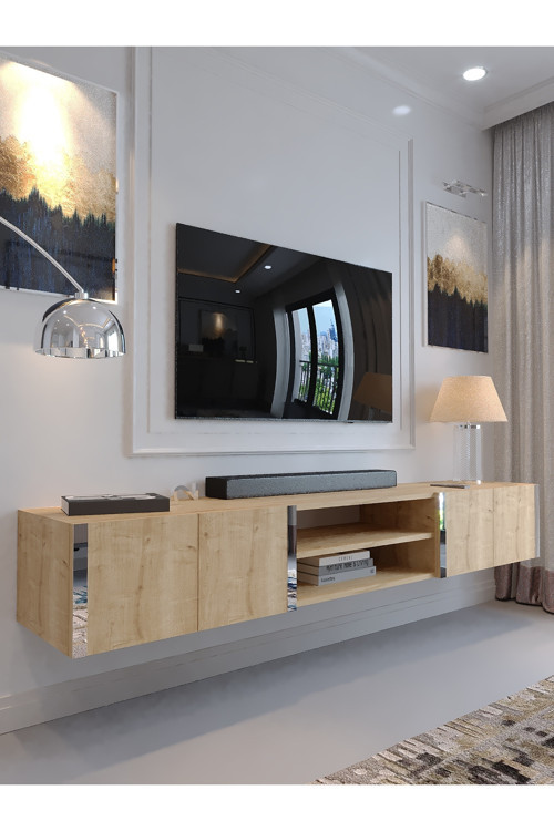 KARNAVAL DUVARA MONTE TV ÜNİTESİ - SDM-1009-9 SAFİR GOLD
