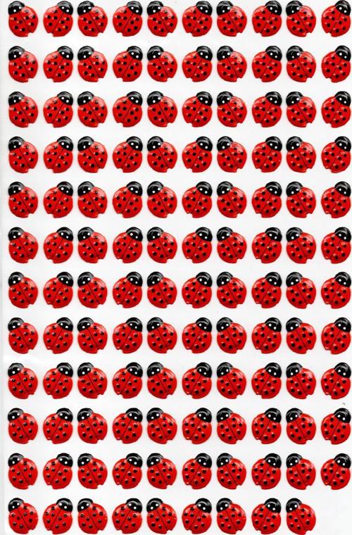 Sticker Kabartmalı A4 boyutunda Stiker Defter, planlayıcı etiket (Lim047) - Minik Uğurböceği