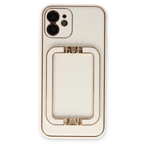 İphone 12 Kılıf Coco Elit Kapak - Beyaz