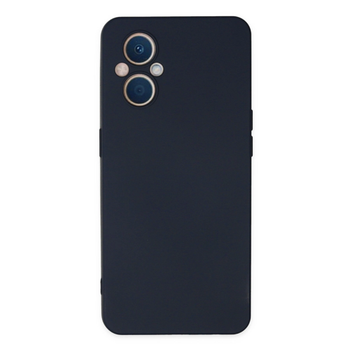 Oppo Reno 7 Lite Kılıf Nano İçi Kadife Silikon - Lacivert