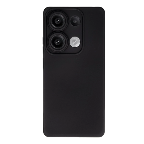 Xiaomi Redmi Note 13 Pro 4G Kılıf Nano İçi Kadife Silikon - Siyah