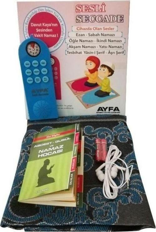 Namaz Kıldıran Eğitici Namaz Seti - Pembe (Sesli Seccade)