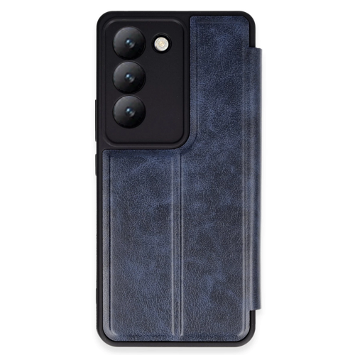 Vivo V30 Lite 4G Kılıf Flip Cover - Lacivert