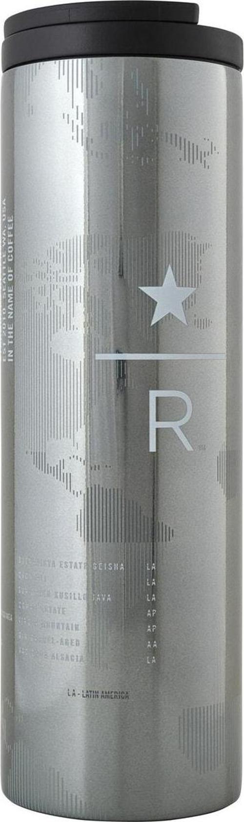 Reserve™ Gümüş Harita Tasarımlı Termos - 473 Ml