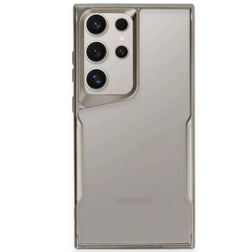 Samsung Galaxy S25 Ultra Kılıf Boyi Silikon Kapak - Titan Gri